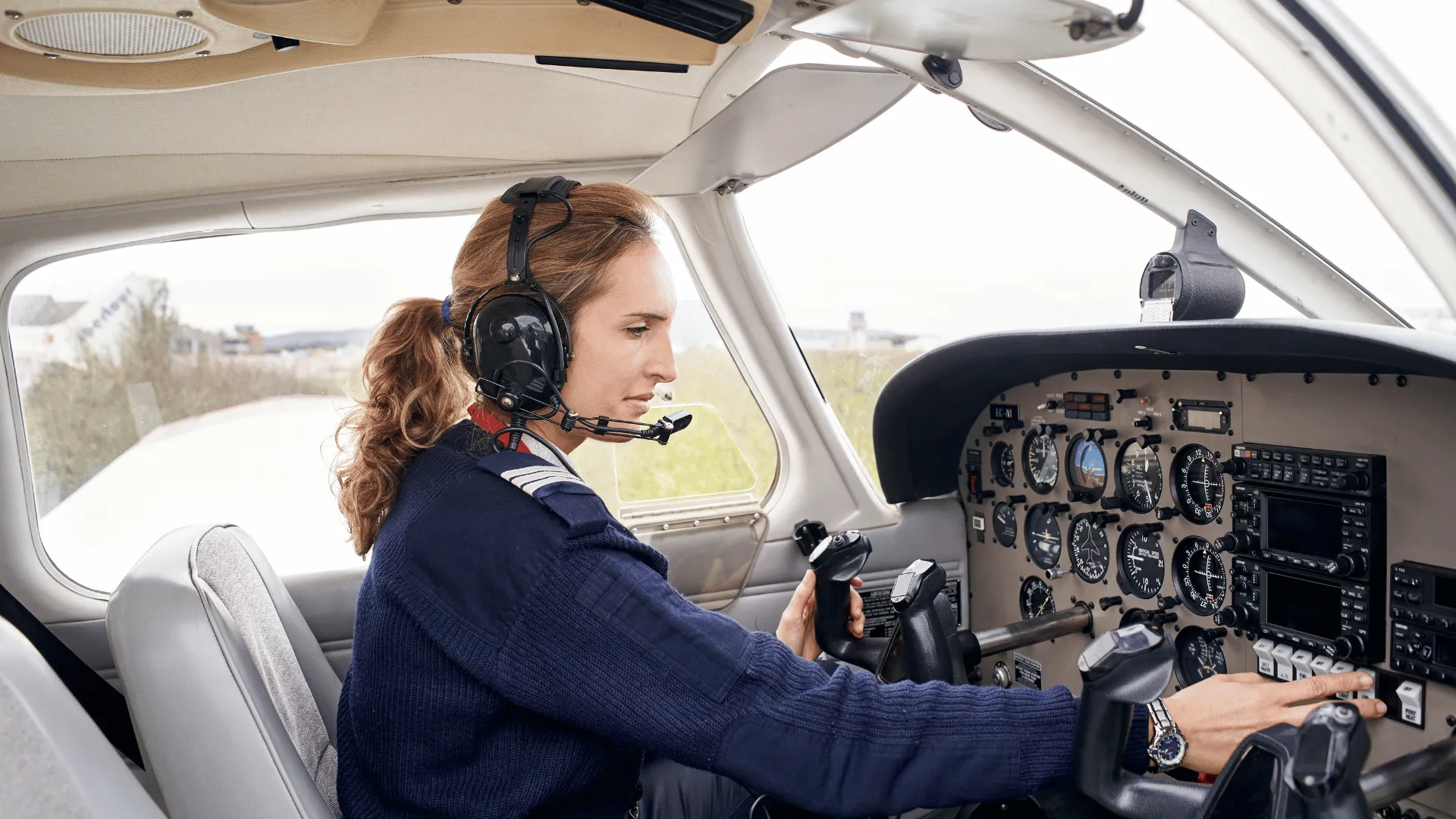 Aviation in flight
