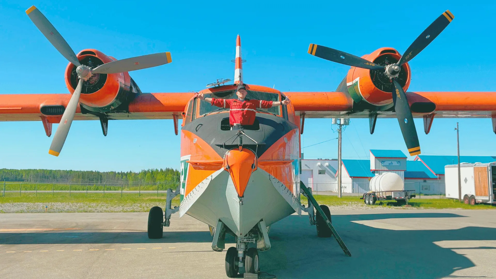 Aviation in flight