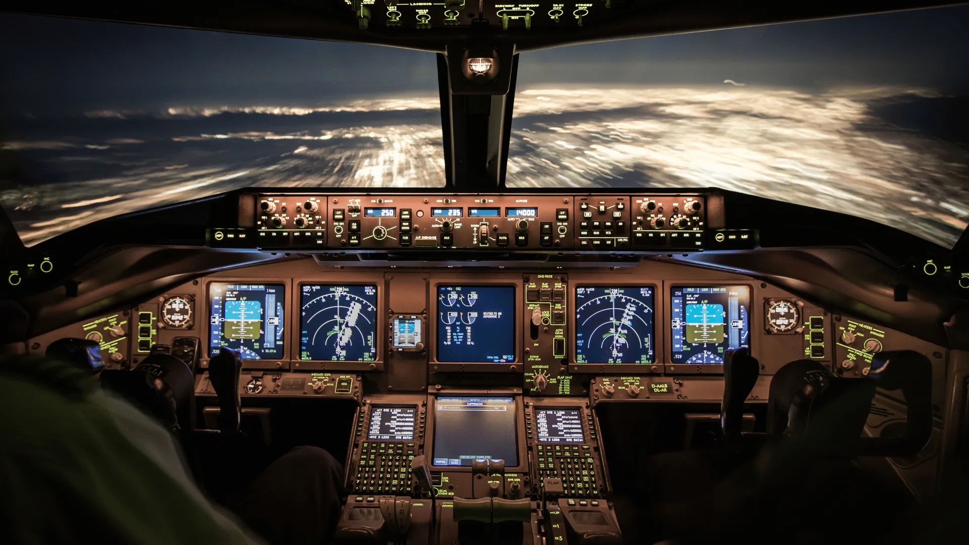 Aviation in flight